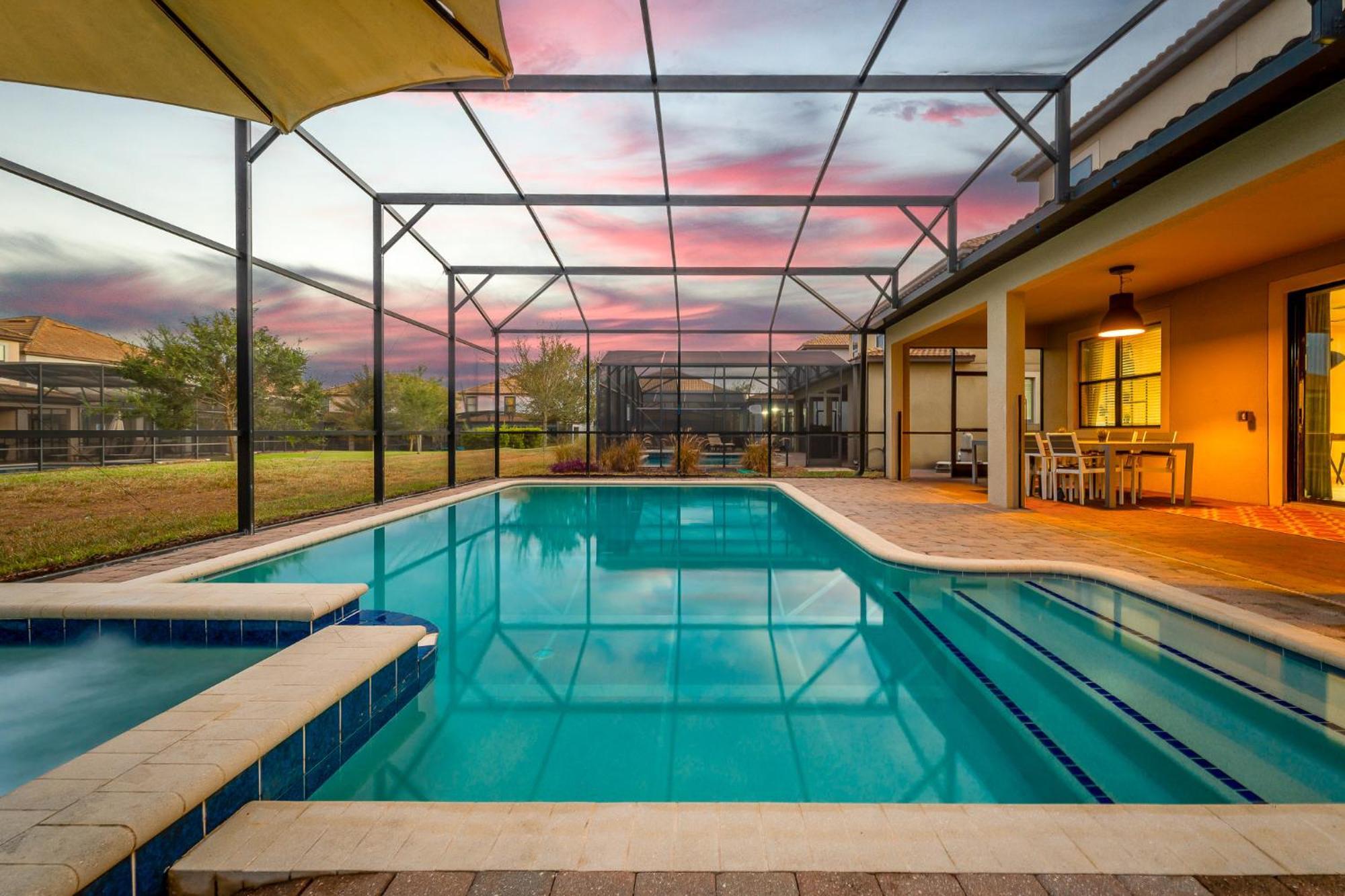 Heated Pool + Free Waterpark + Lazy River + Grill Davenport Luaran gambar